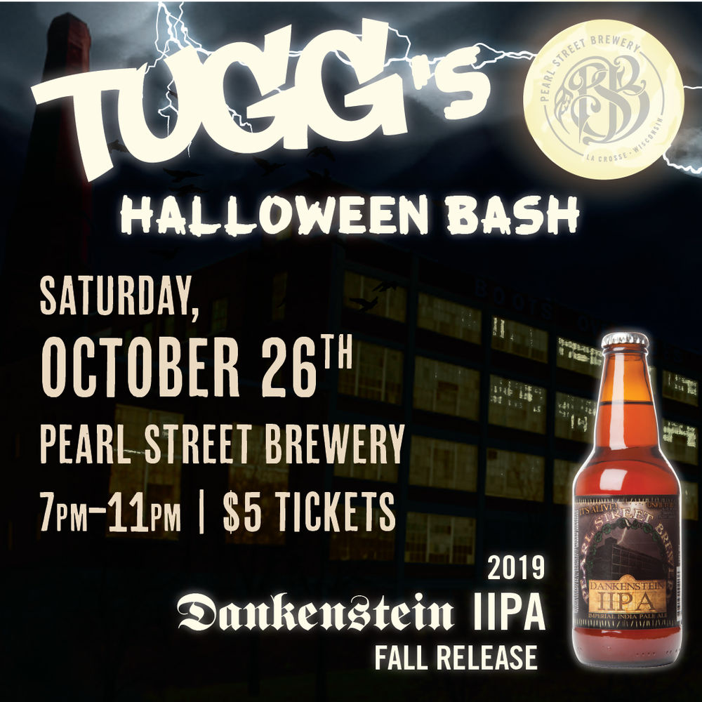 Pearl Street Brewery Announces The TUGG Halloween Bash