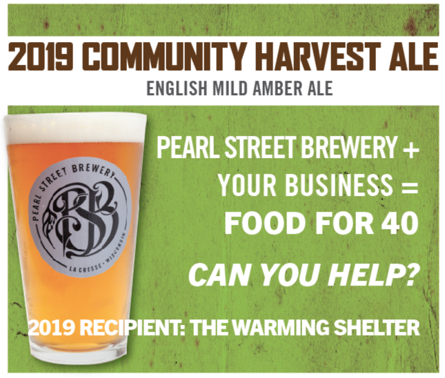 Community Hop Harvest Ale to Provide Meals to La Crosse Warming Center