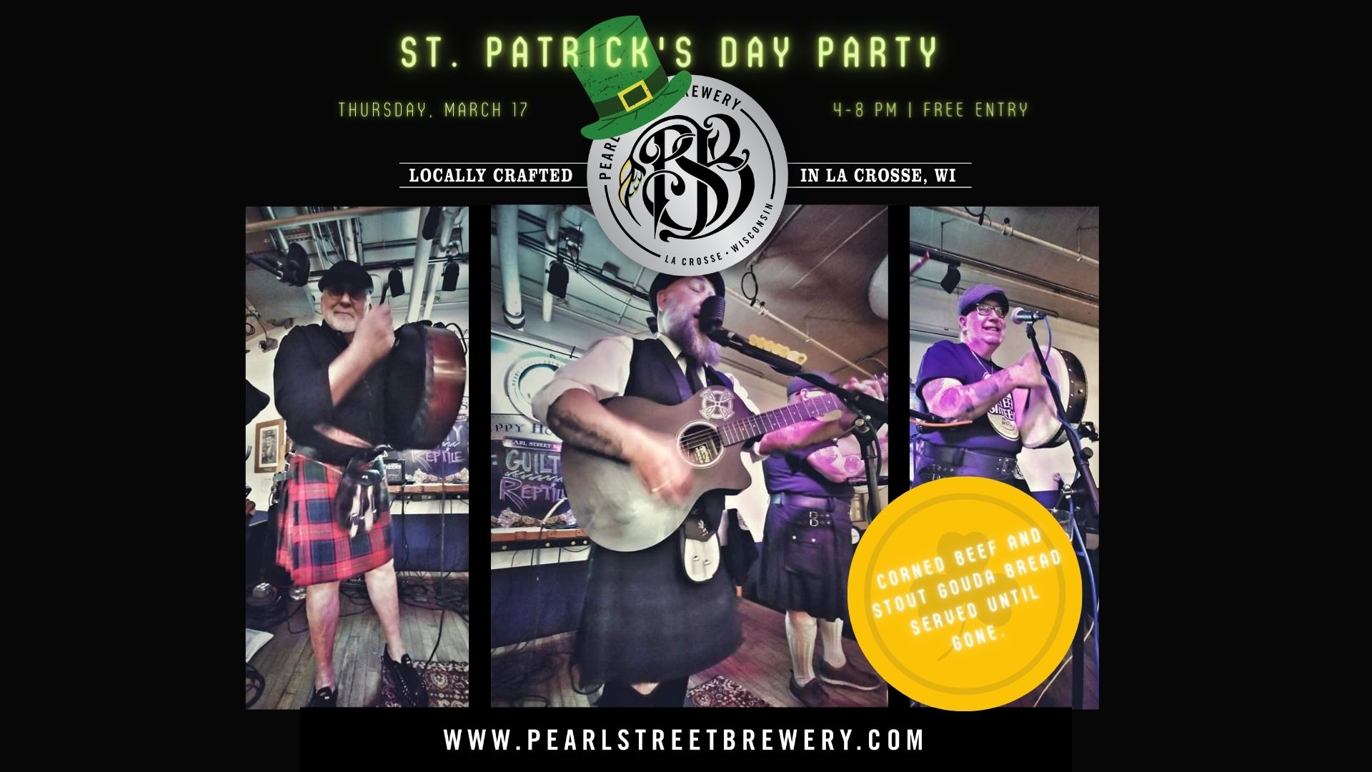 Pearl Street Brewery Annual St. Patrick's Day Party