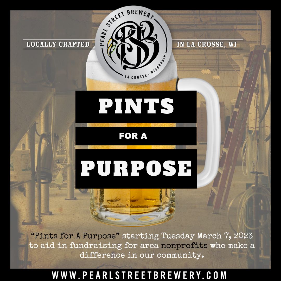 Pearl Street Brewery Announces “Pints for a Purpose”