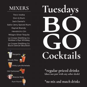 BOGO Cocktails